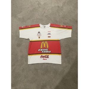 Vintage Nascar Bill Elliot McDonald’s AOP Shirt #94 Pit Crew XXL RARE 1999